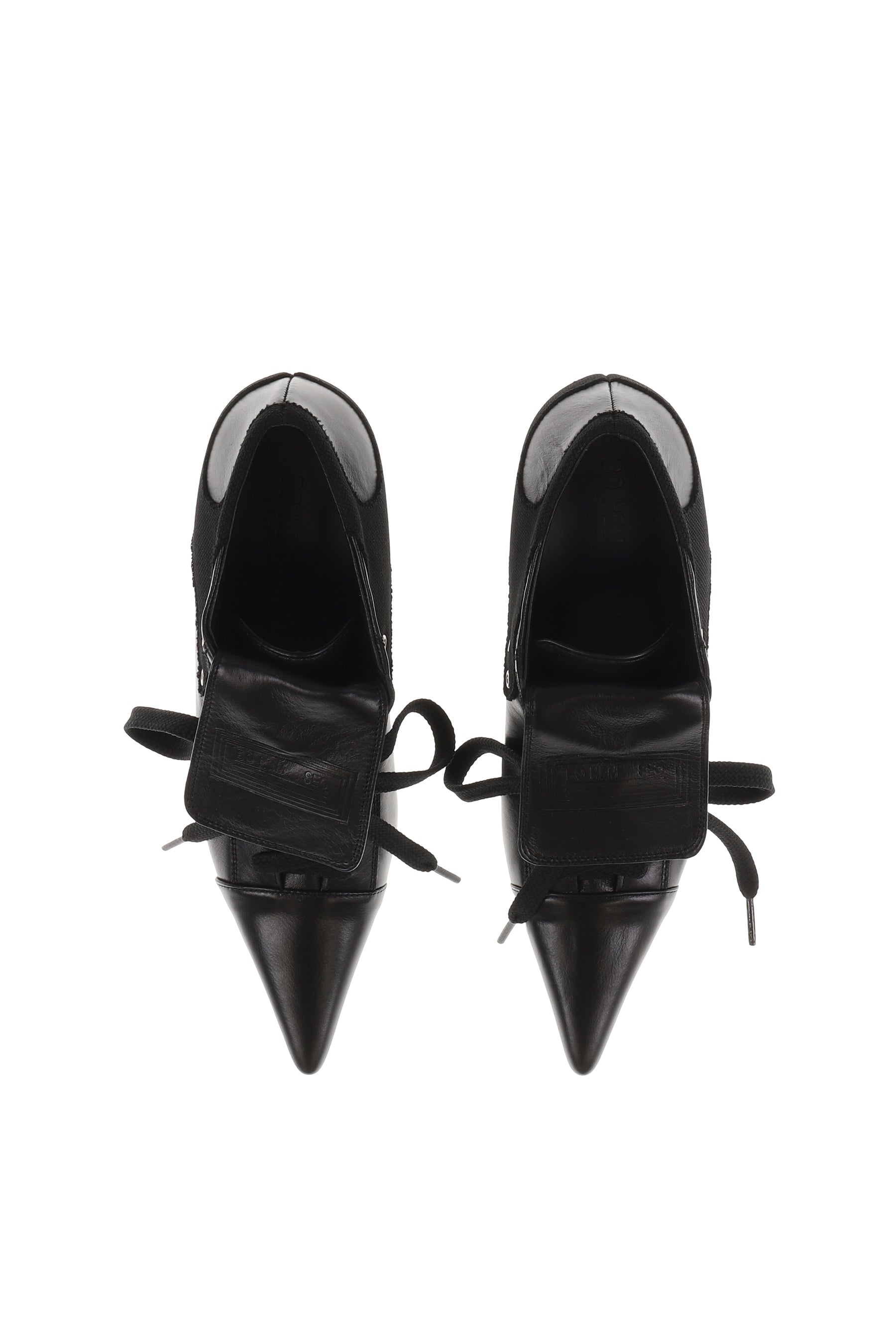 SNEAKER STILETTO HEELS / BLK