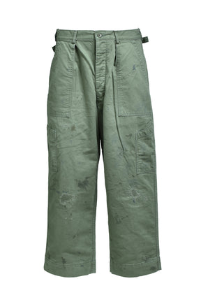 REPAIRED USAF MECHANIC PANTS / AGED SAGE GRN 