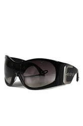 BLACK BUCKLE SUNGLASSES / BLACK