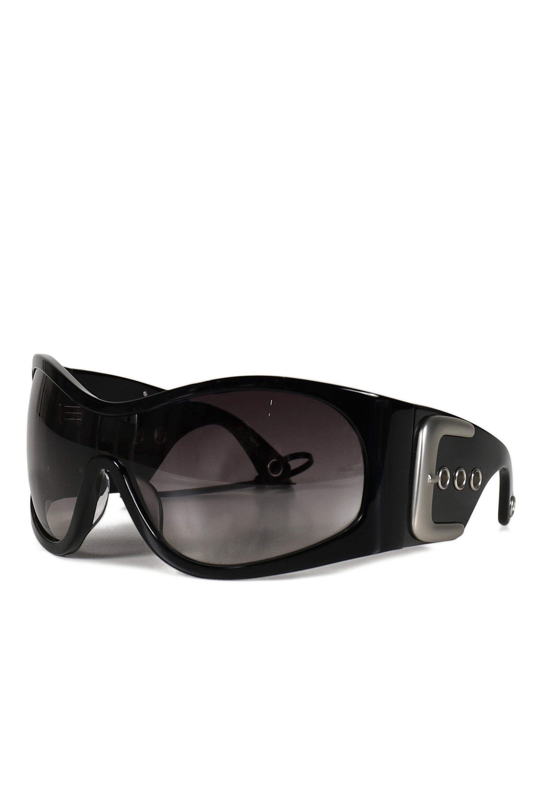 BLACK BUCKLE SUNGLASSES / BLACK