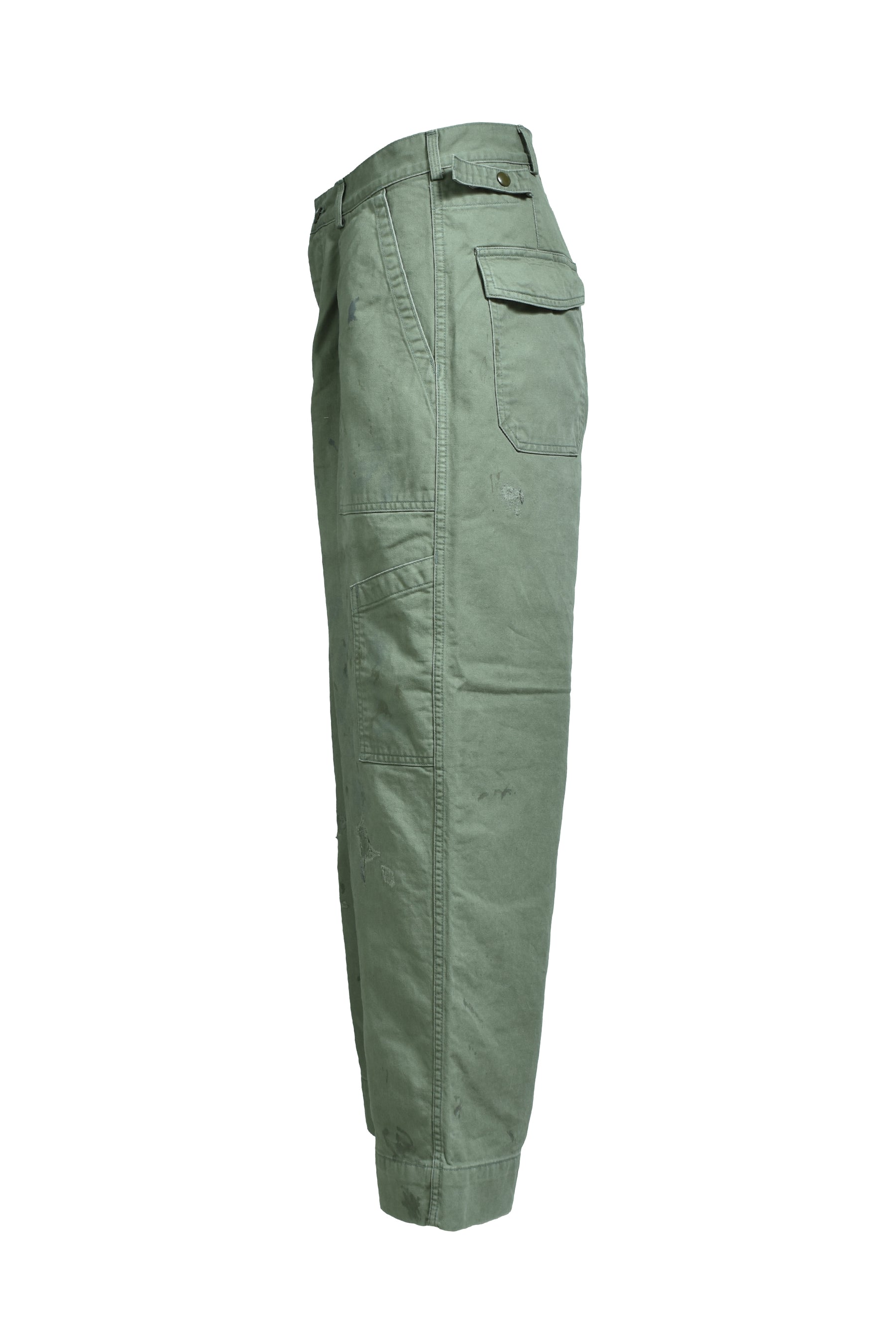 REPAIRED USAF MECHANIC PANTS / AGED SAGE GRN 