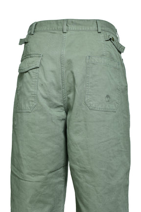 REPAIRED USAF MECHANIC PANTS / AGED SAGE GRN 