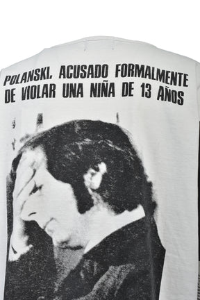 ROMAN OVERSIZED LS T-SHIRT / FADED WHT BLK