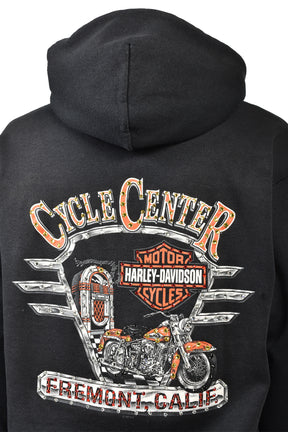 FREMONT CA ZIP HOODIE / BLK