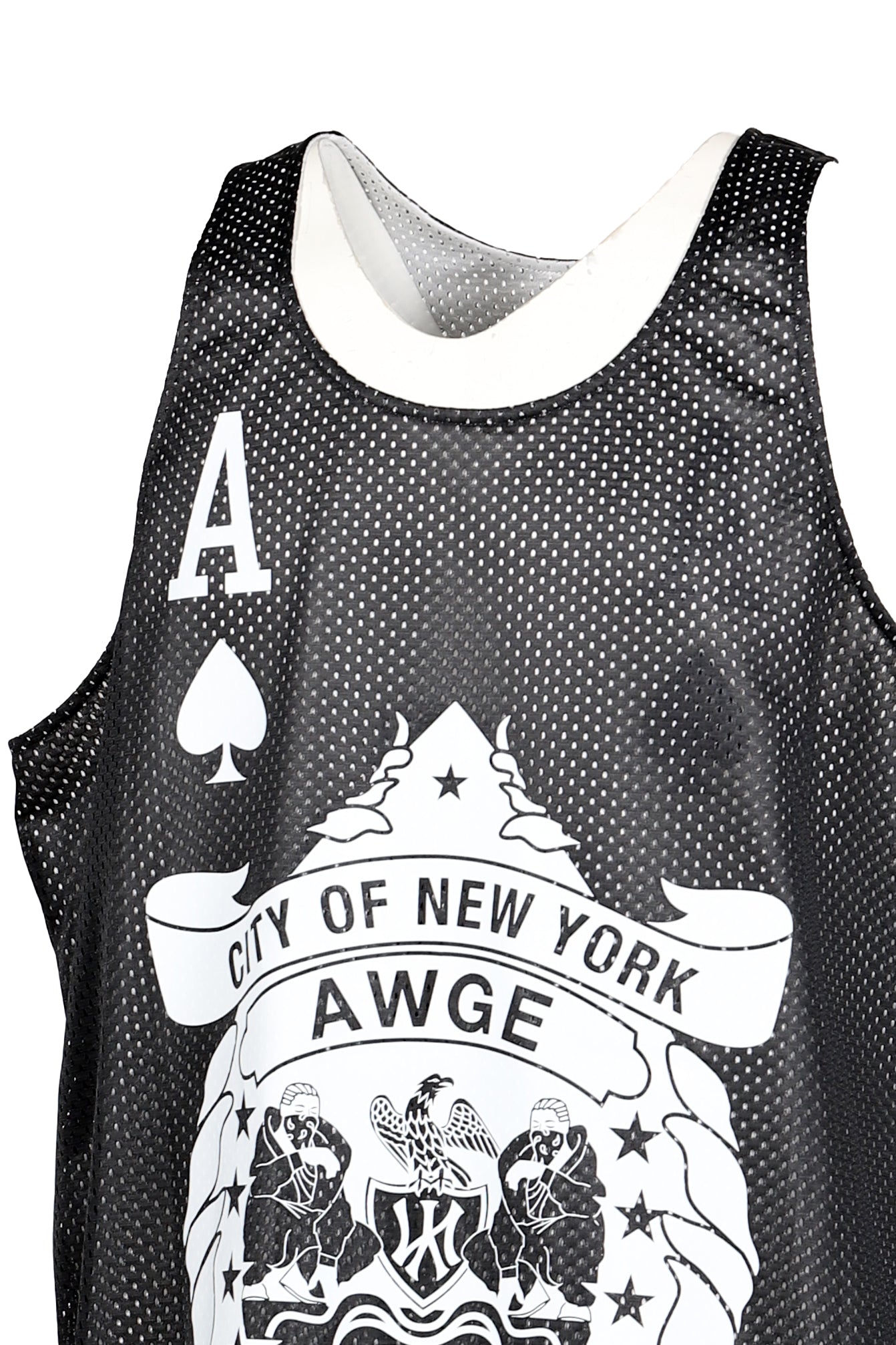 NYC ACES TANK / REVERSIBLE / WHT/BLK