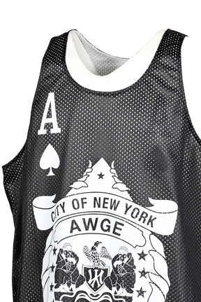 NYC ACES TANK / REVERSIBLE / WHT/BLK