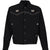 PIPING COWBOY JACKET - POLY DOUBLE CLOTH / BLK