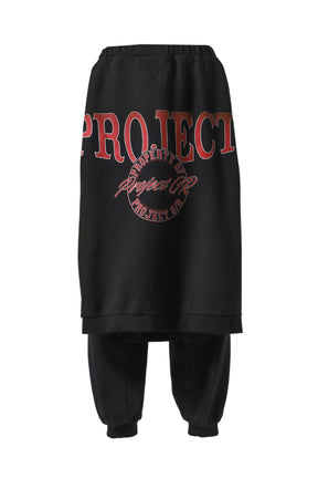 SWEATSHIRT SWEATPANTS / BLK