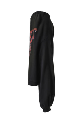 SWEATSHIRT SWEATPANTS / BLK