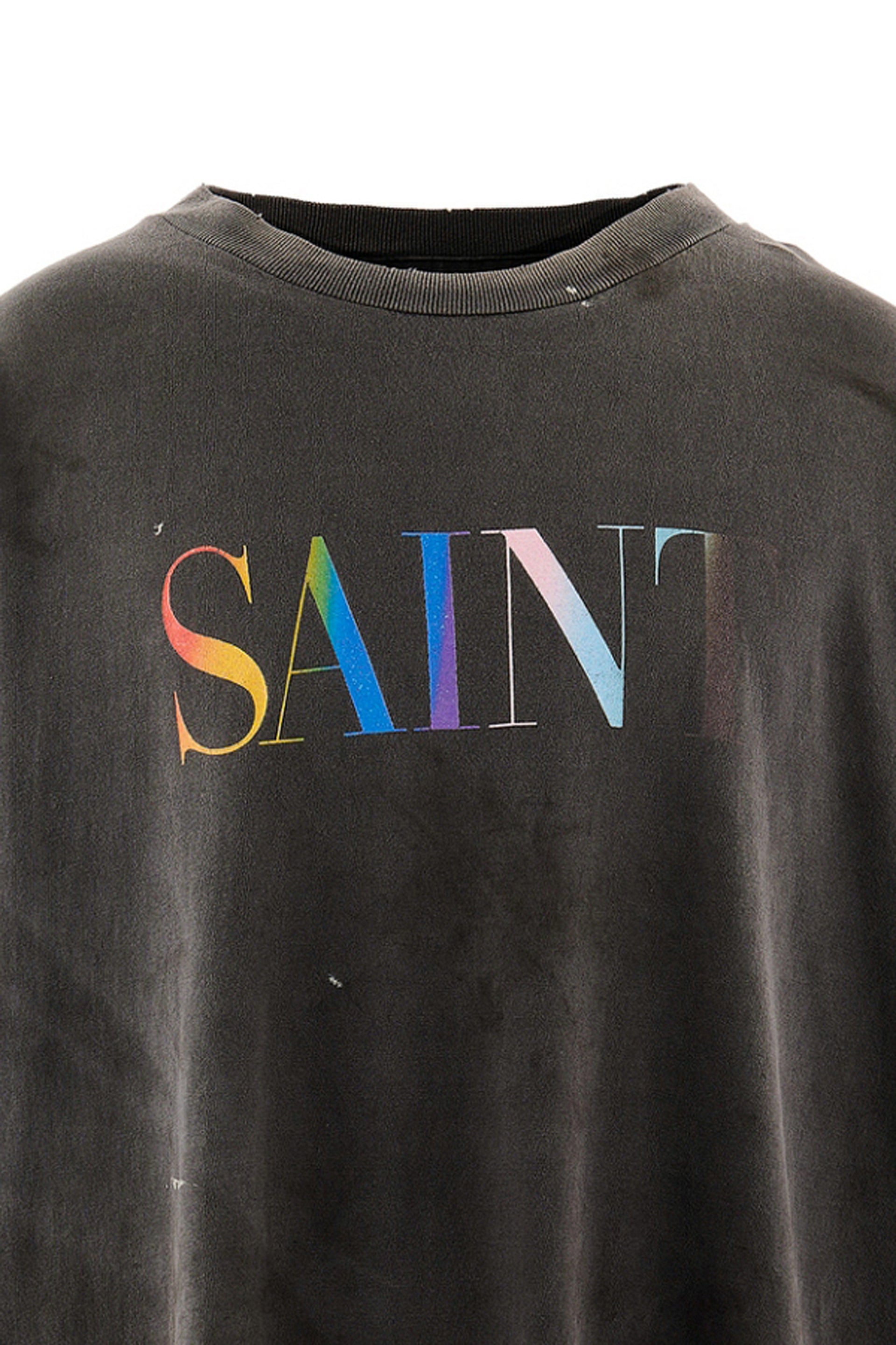 LS T-SHIRT/SAINT / BLK