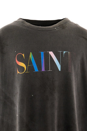 LS T-SHIRT/SAINT / BLK