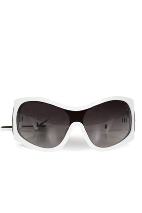 WHITE BUCKLE SUNGLASSES / WHT