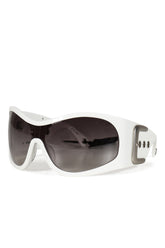 WHITE BUCKLE SUNGLASSES / WHT
