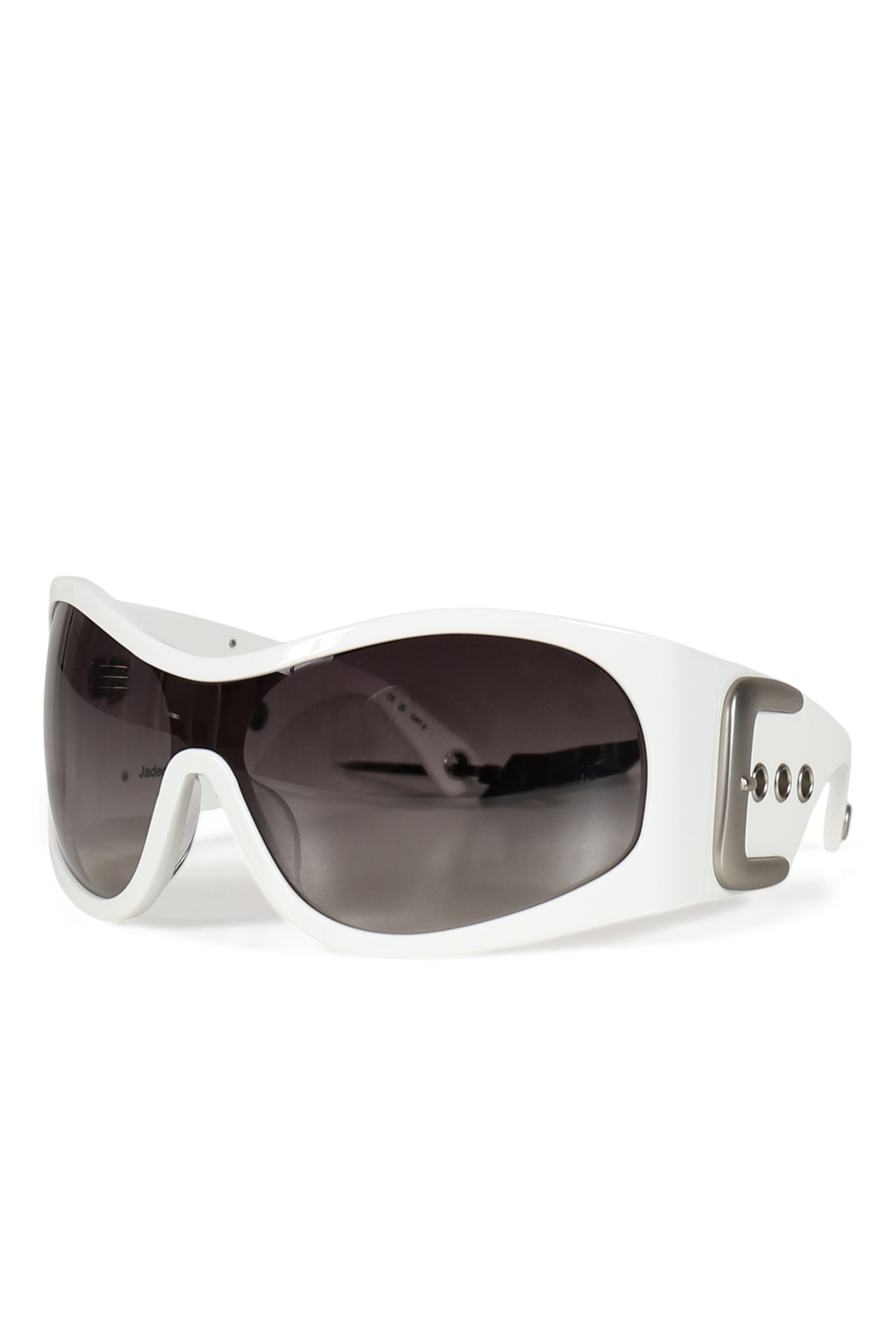 WHITE BUCKLE SUNGLASSES / WHT