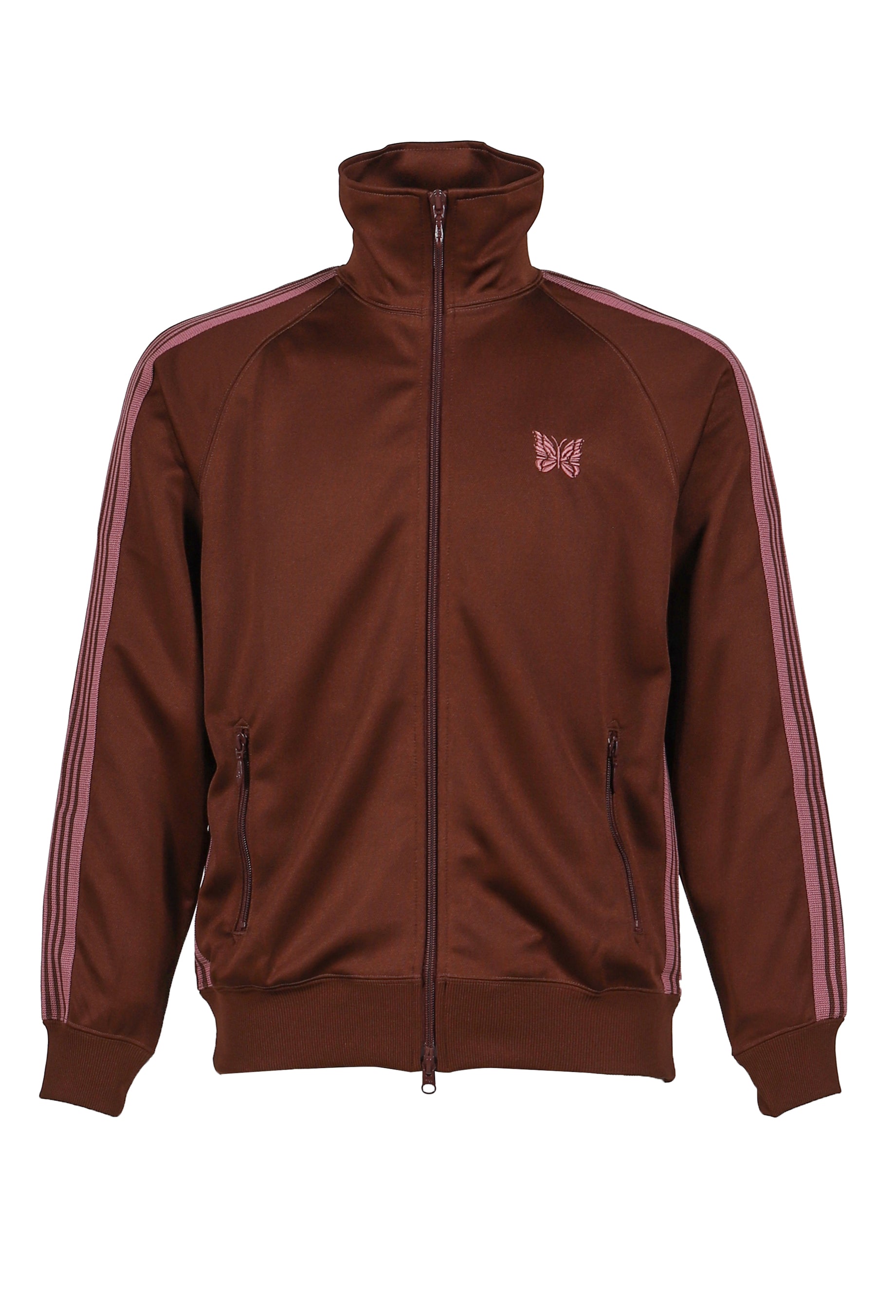 TRACK JACKET - POLY SMOOTH / BRW