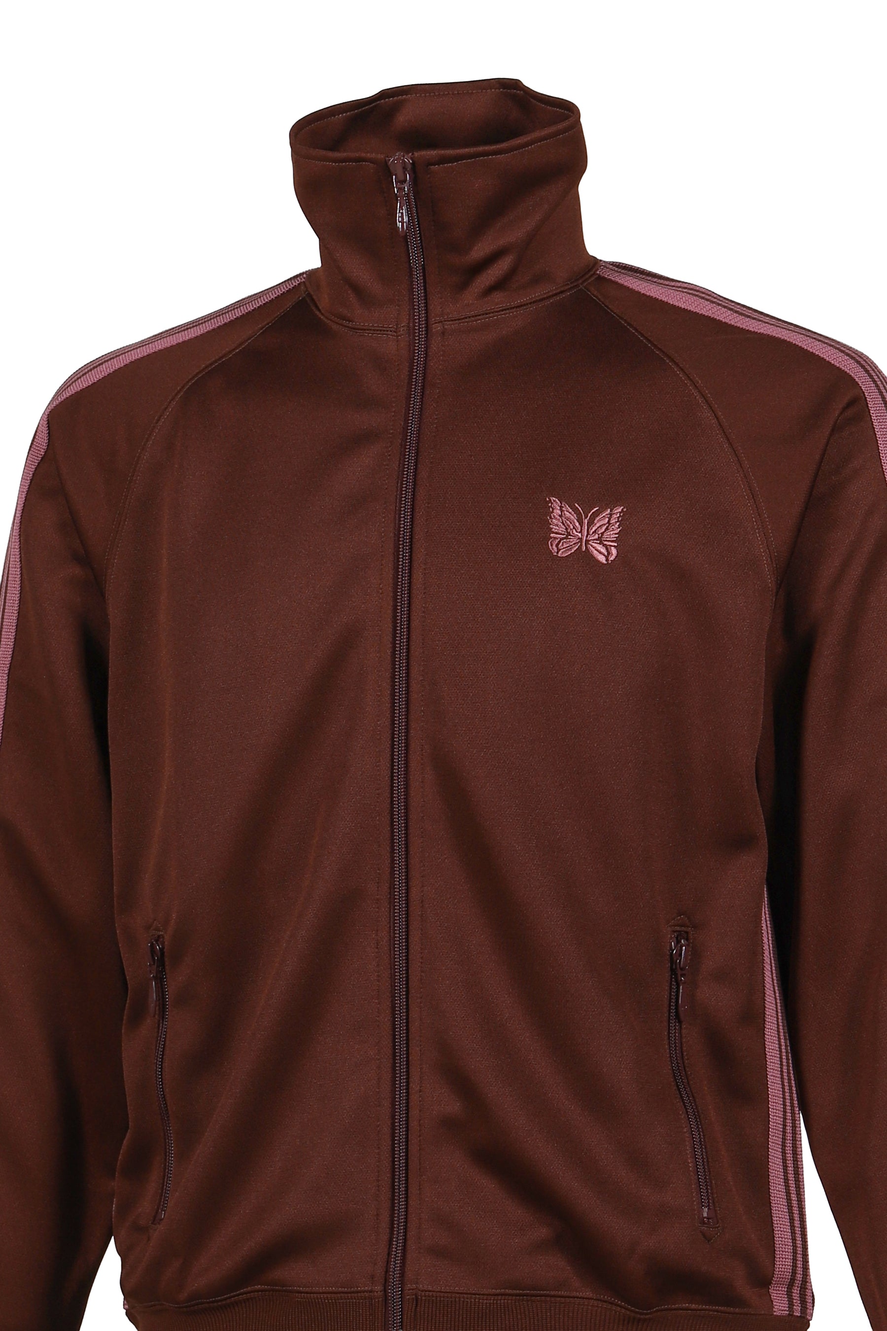 TRACK JACKET - POLY SMOOTH / BRW