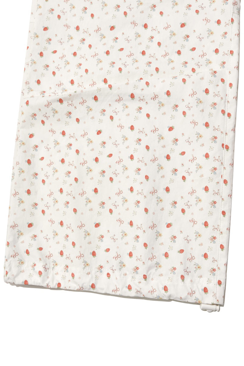 SUMMER TIME PARACHUTE PANTS / STRAWBERRY BOW 
