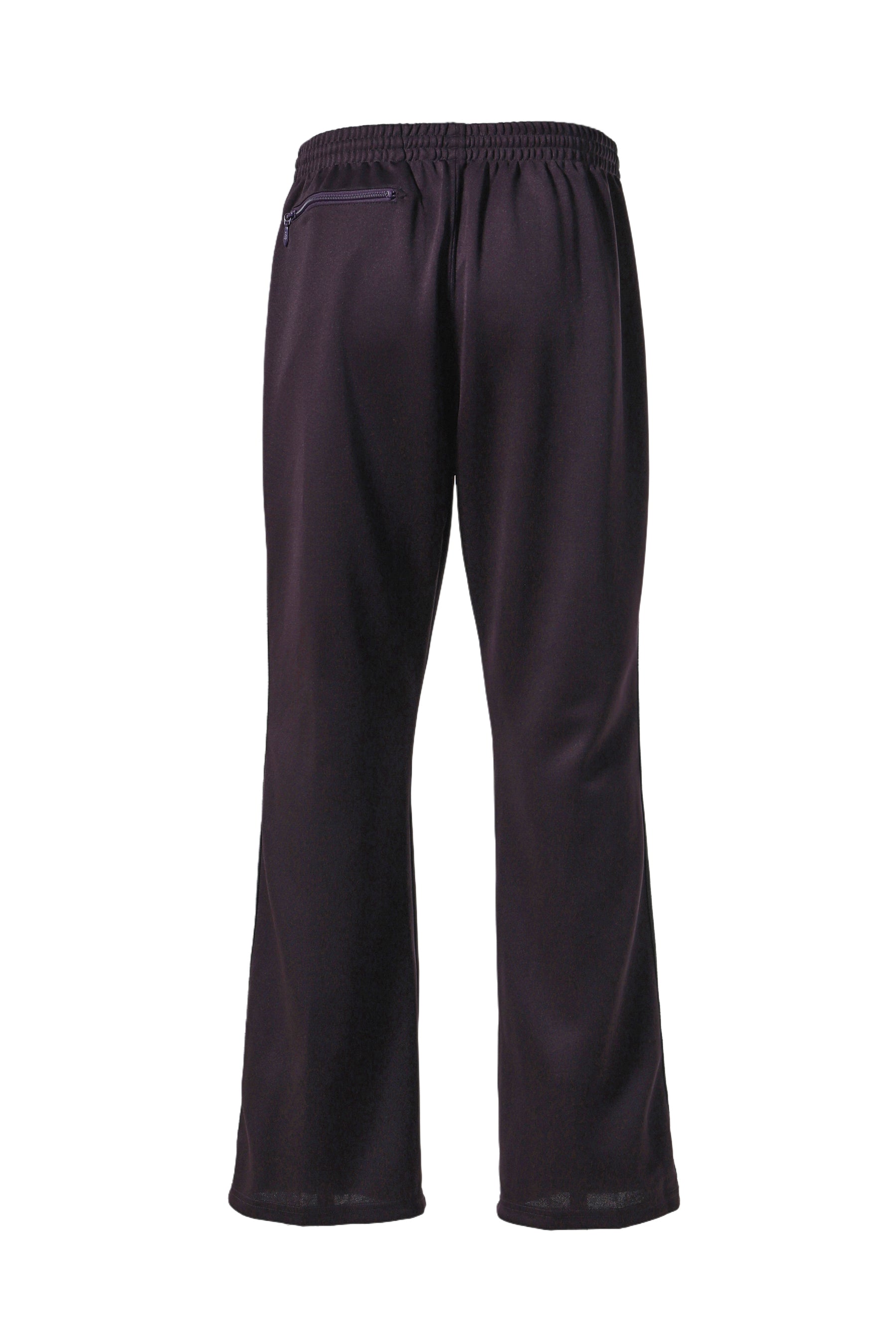 BOOT-CUT TRACK PANT - POLY SMOOTH / DK.PUR