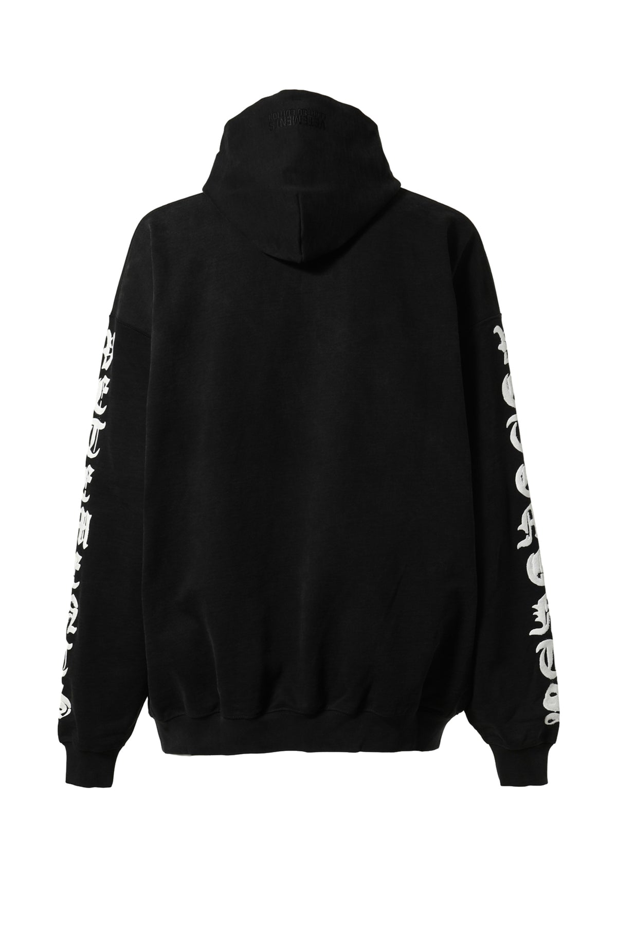 REVERSE ANARCHY HOODIE / WASHED BLK WHT