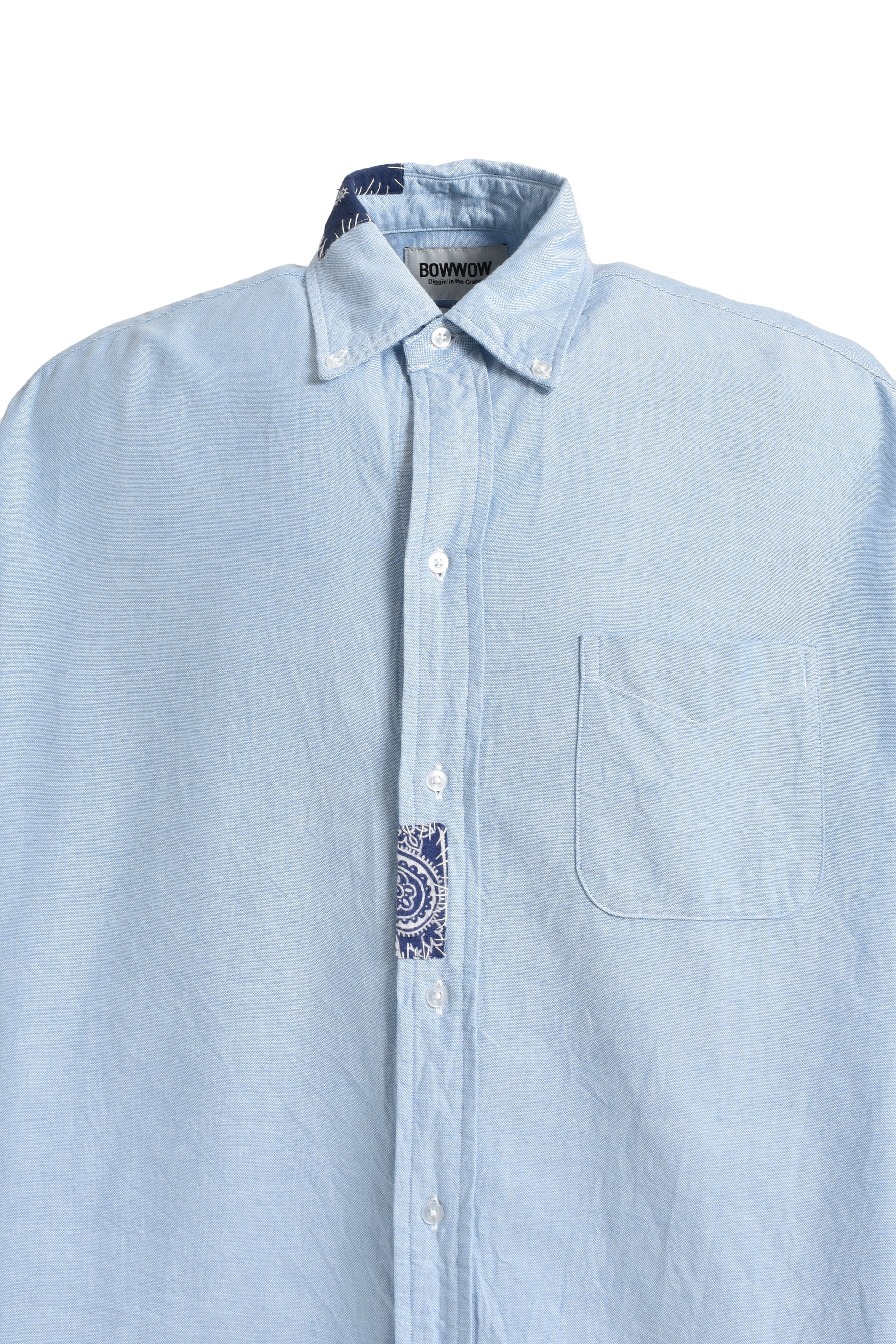 OXFORD BD SHIRTS BANDANNA REPAIRED / KK BLU