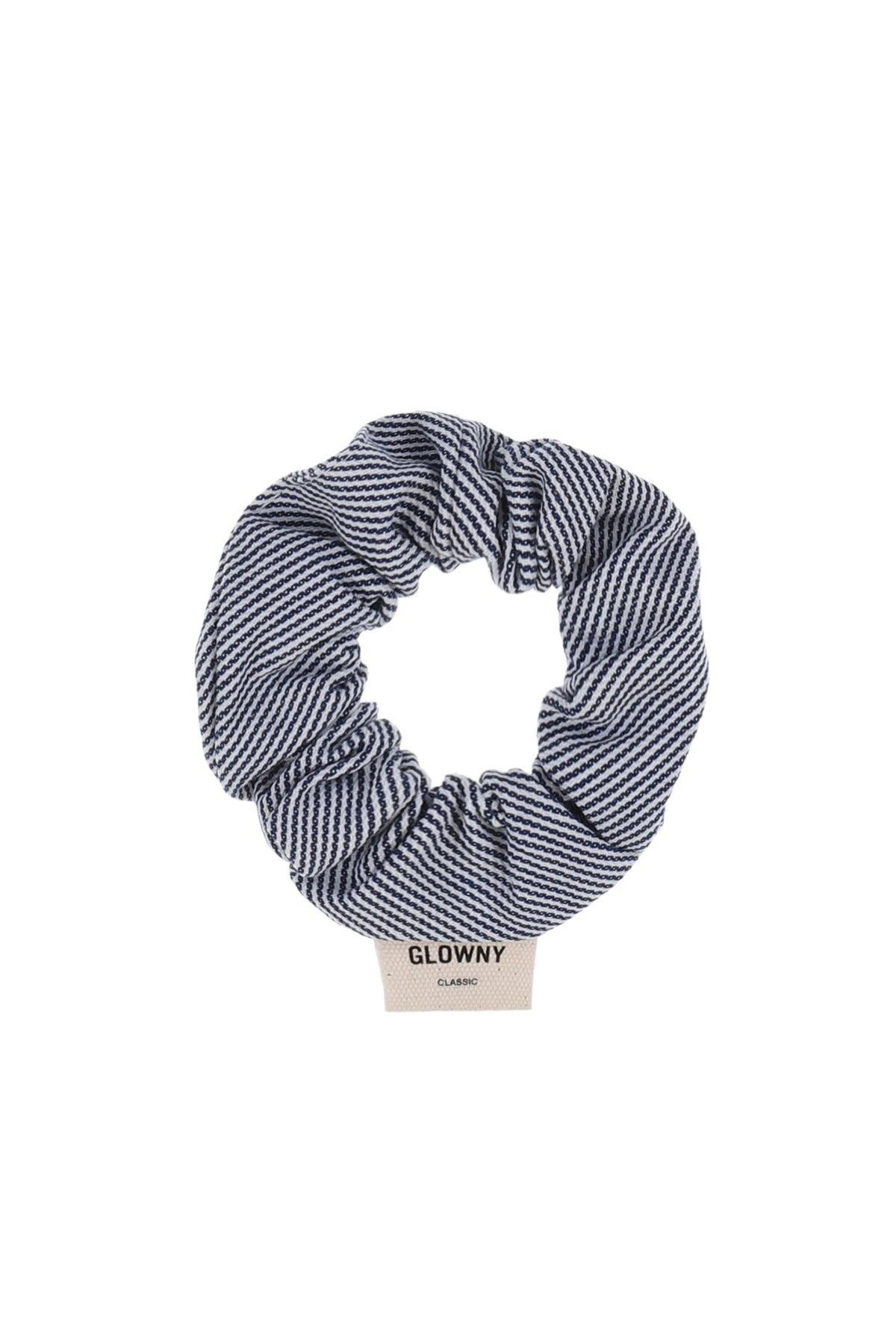 G DENIM SCRUNCHIE / STRIPE NVY