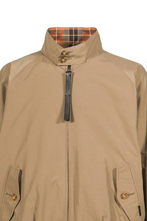 REVERSIBLE HARRINGTON JACKET / TAN