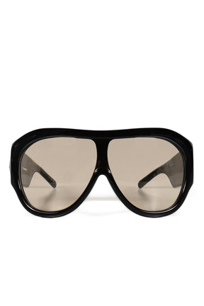 XL STUD SUNGLASSES - BROWN / BLK