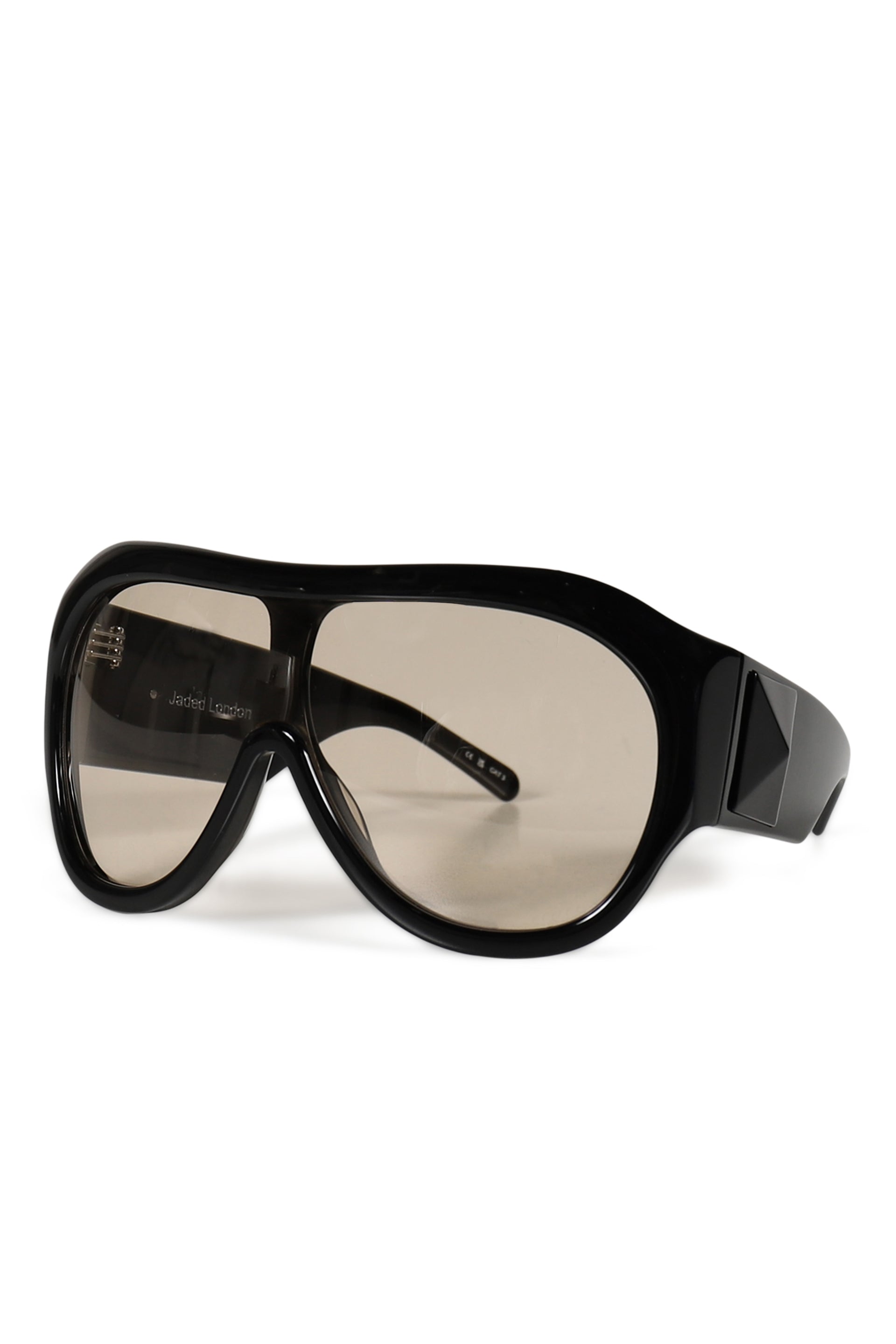 XL STUD SUNGLASSES - BROWN / BLK