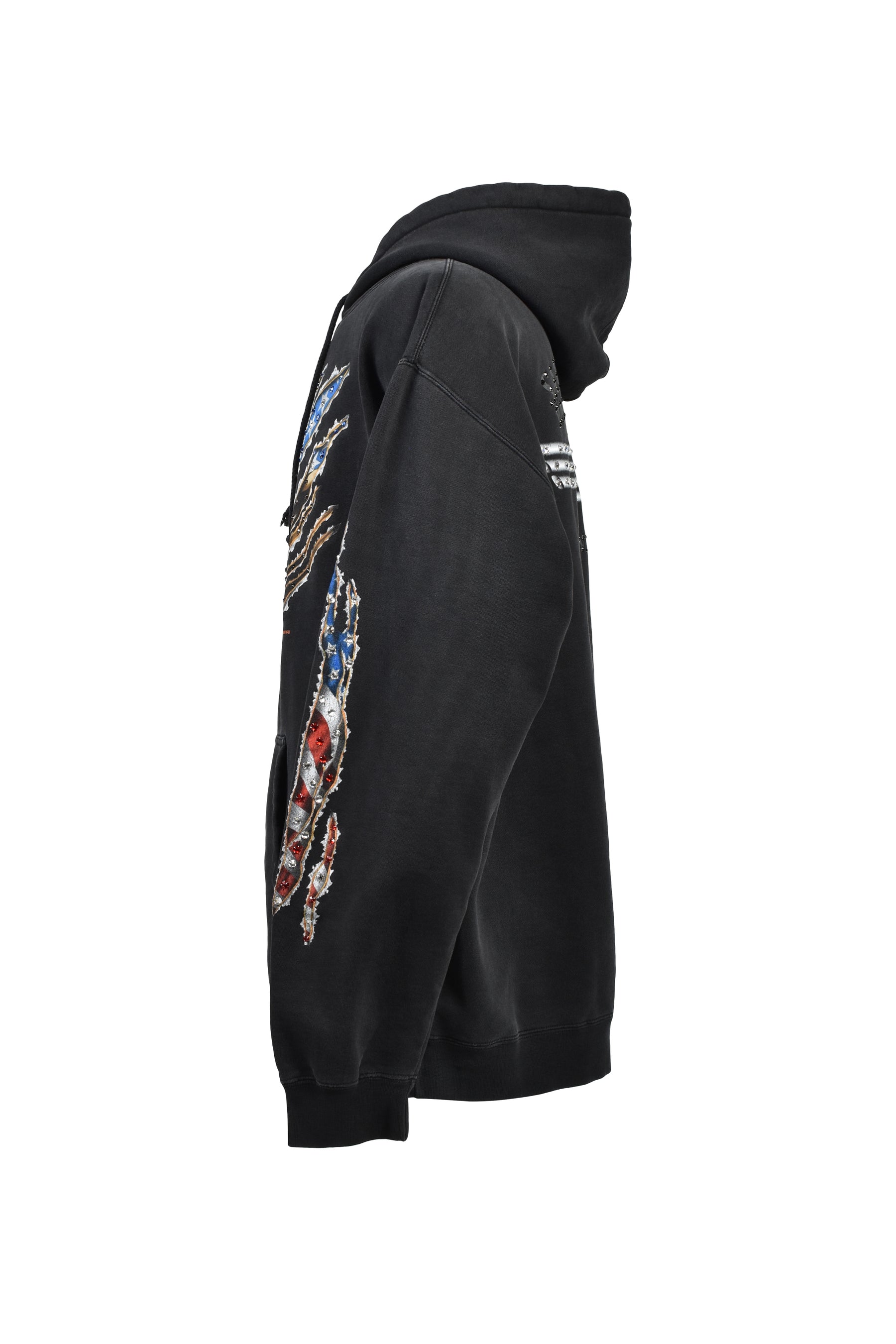 SAUK CITY,WI HOODIE / BLK