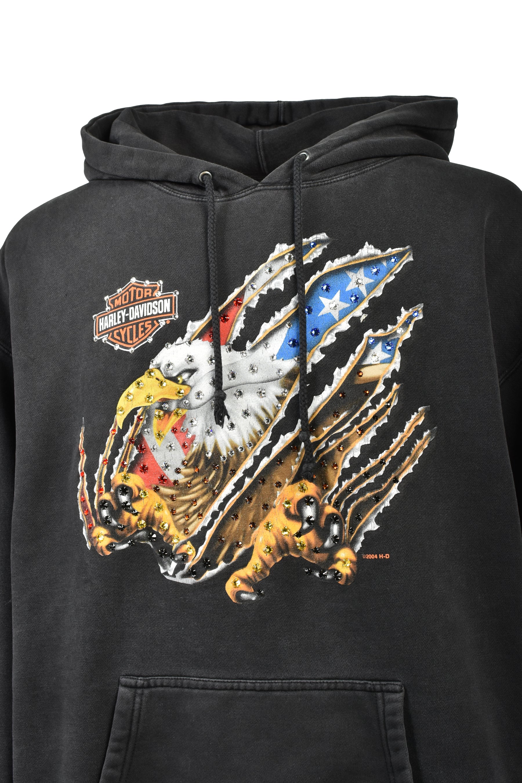 SAUK CITY,WI HOODIE / BLK