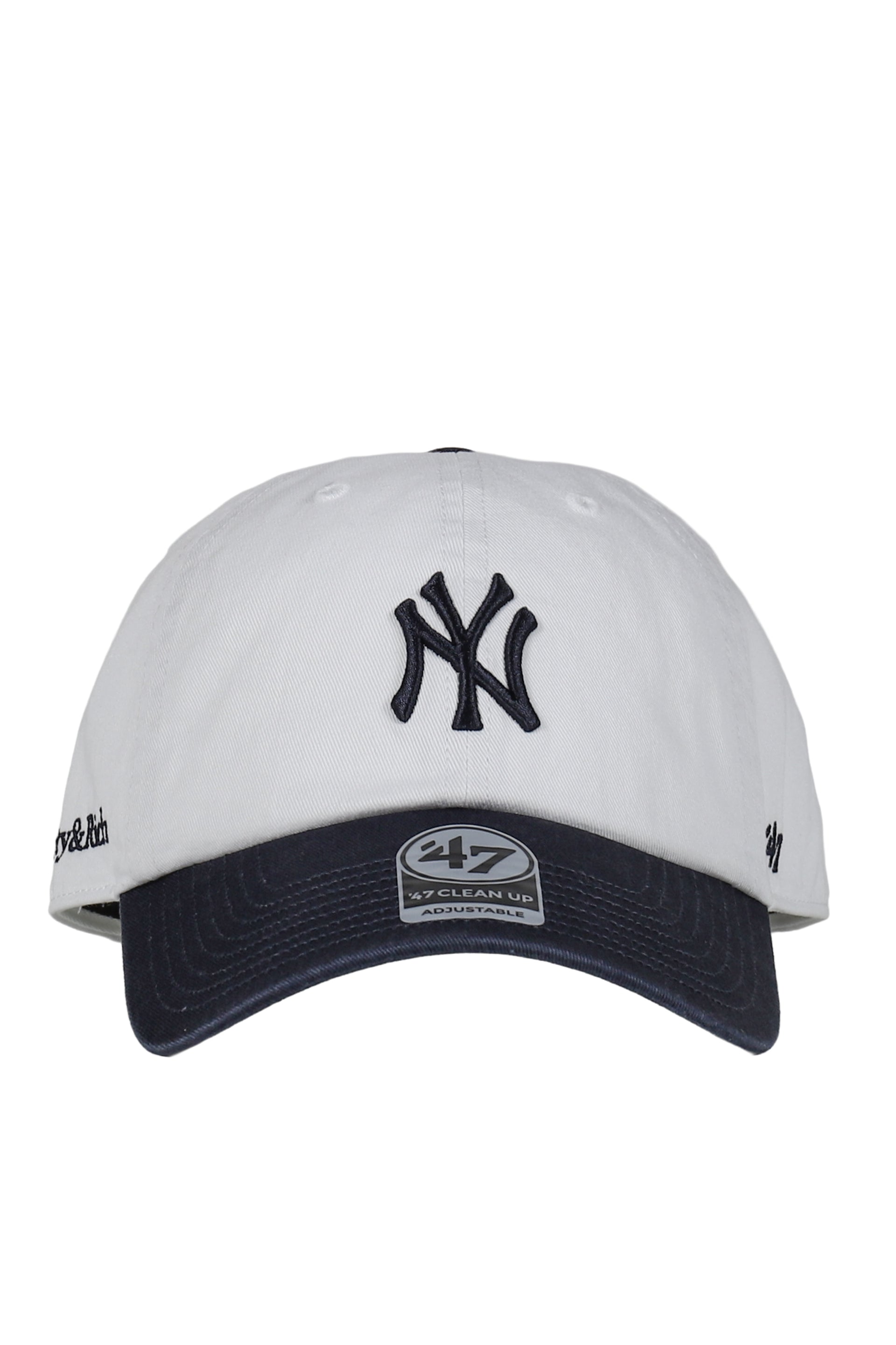 YANKEES SERIF HAT / WHT DARKNVY