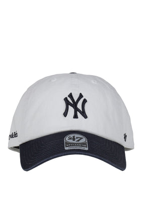 YANKEES SERIF HAT / WHT DARKNVY 