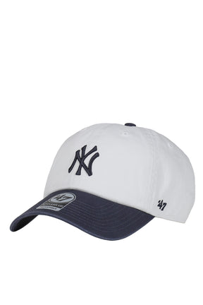 YANKEES SERIF HAT / WHT DARKNVY 