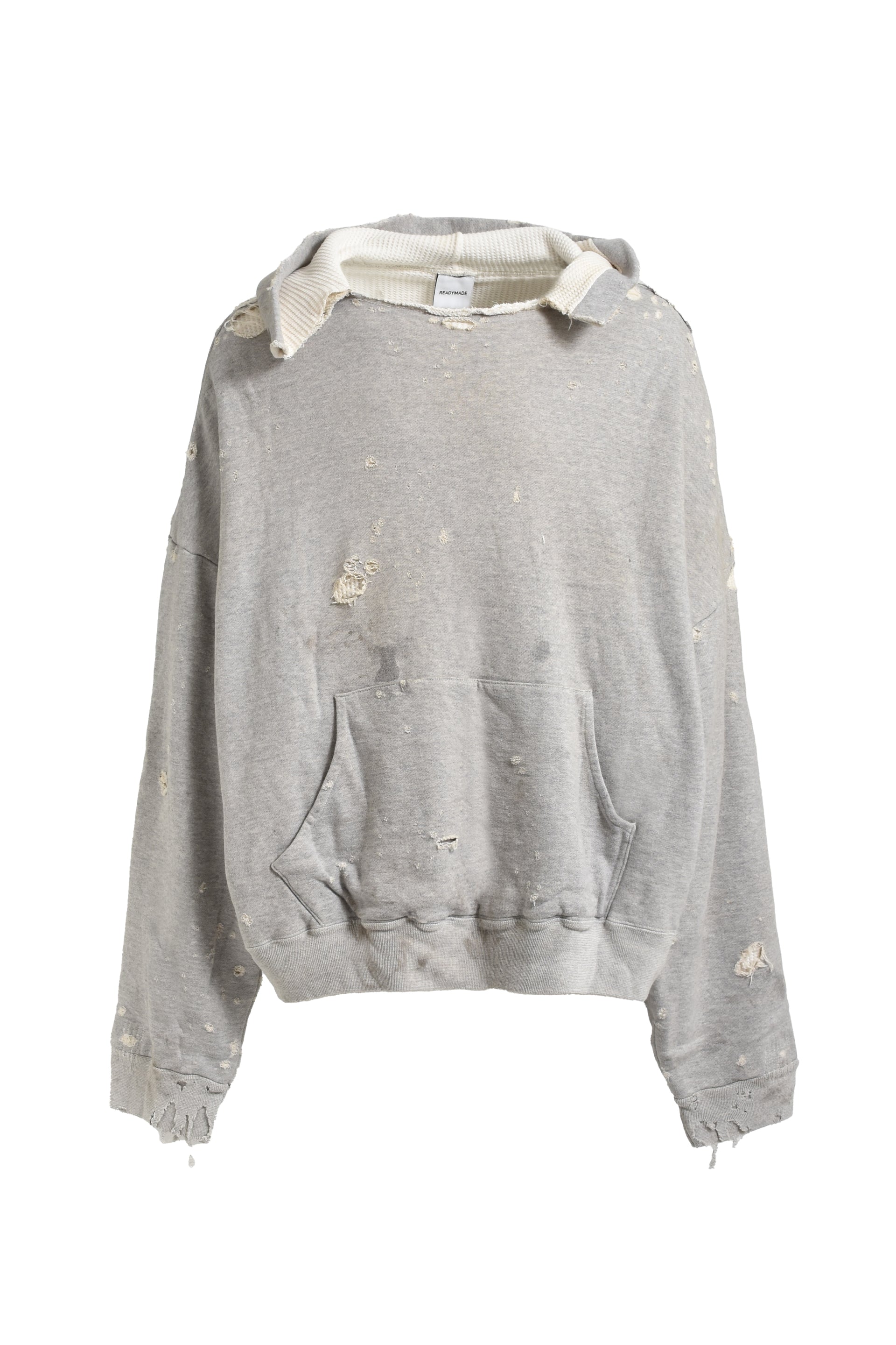 READYMADE DOUBLE FACE HOODIE / GRY