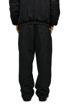 CUT SWEATPANTS / BLK