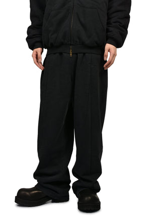 CUT SWEATPANTS / BLK