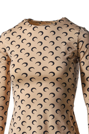 REGENERATED AOM JERSEY LONG SLEEVES SECOND SKIN / TA10 TAN