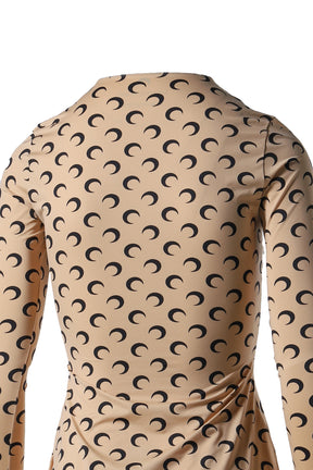 REGENERATED AOM JERSEY LONG SLEEVES SECOND SKIN / TA10 TAN