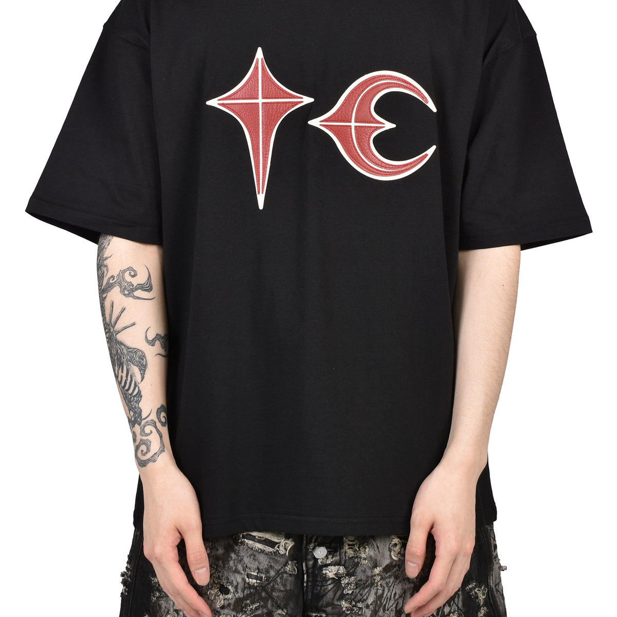 Thug Club Thug Club SS26 ROCK T-SHIRT / BLK - NUBIAN