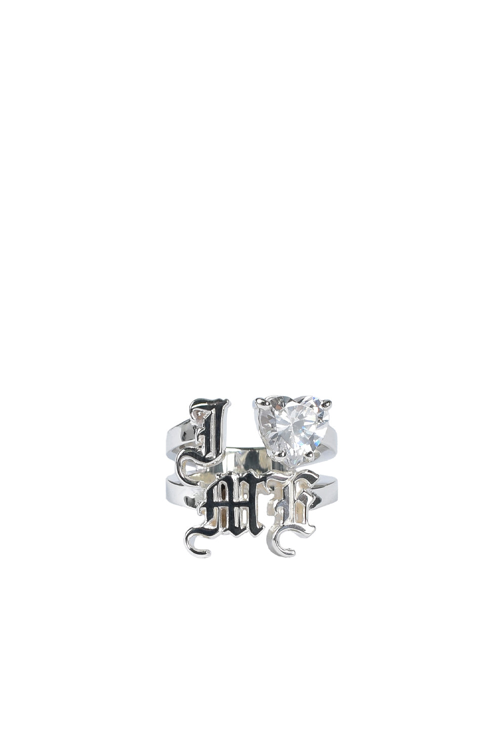 "I LOVE ME" RING (SV925) / ZIRCONIA