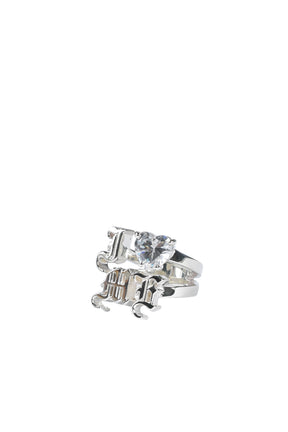 "I LOVE ME" RING (SV925) / ZIRCONIA