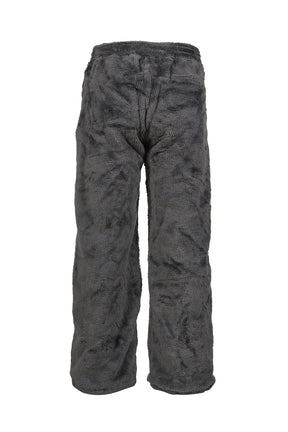 GLOW-IN-THE-DARK SKELTON FLEECE PANTS / GRY