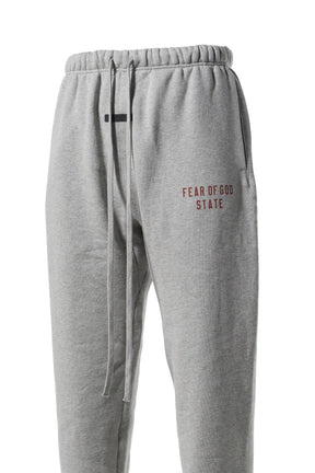 FLEECE ESSENTIAL SWEATPANT / D.HEATHER