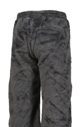 GLOW-IN-THE-DARK SKELTON FLEECE PANTS / GRY
