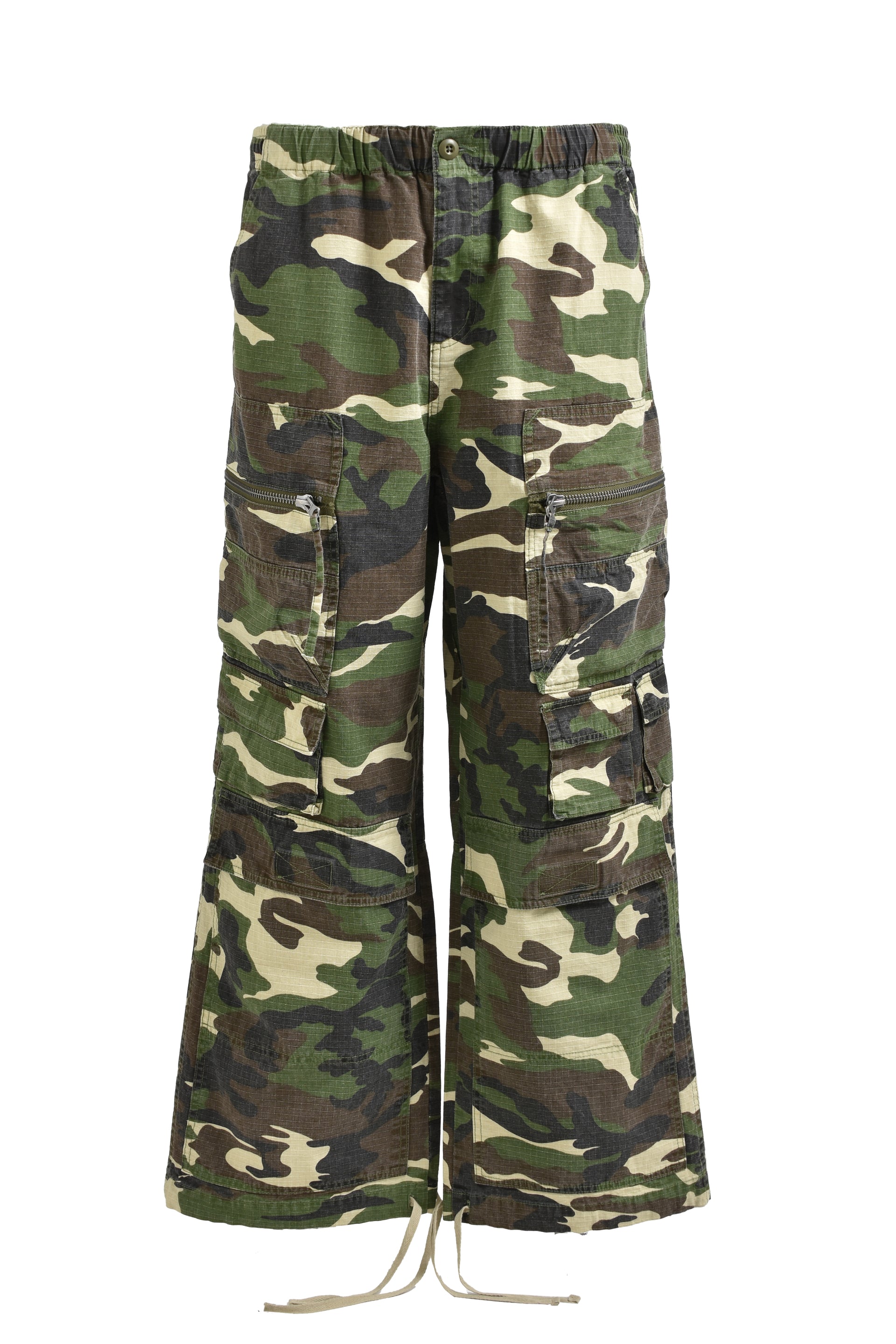 BREATH SUICIDE CAMO CARGO PANTS / W.CAMO