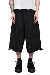UPSIDE CARGO SHORTS / BLK
