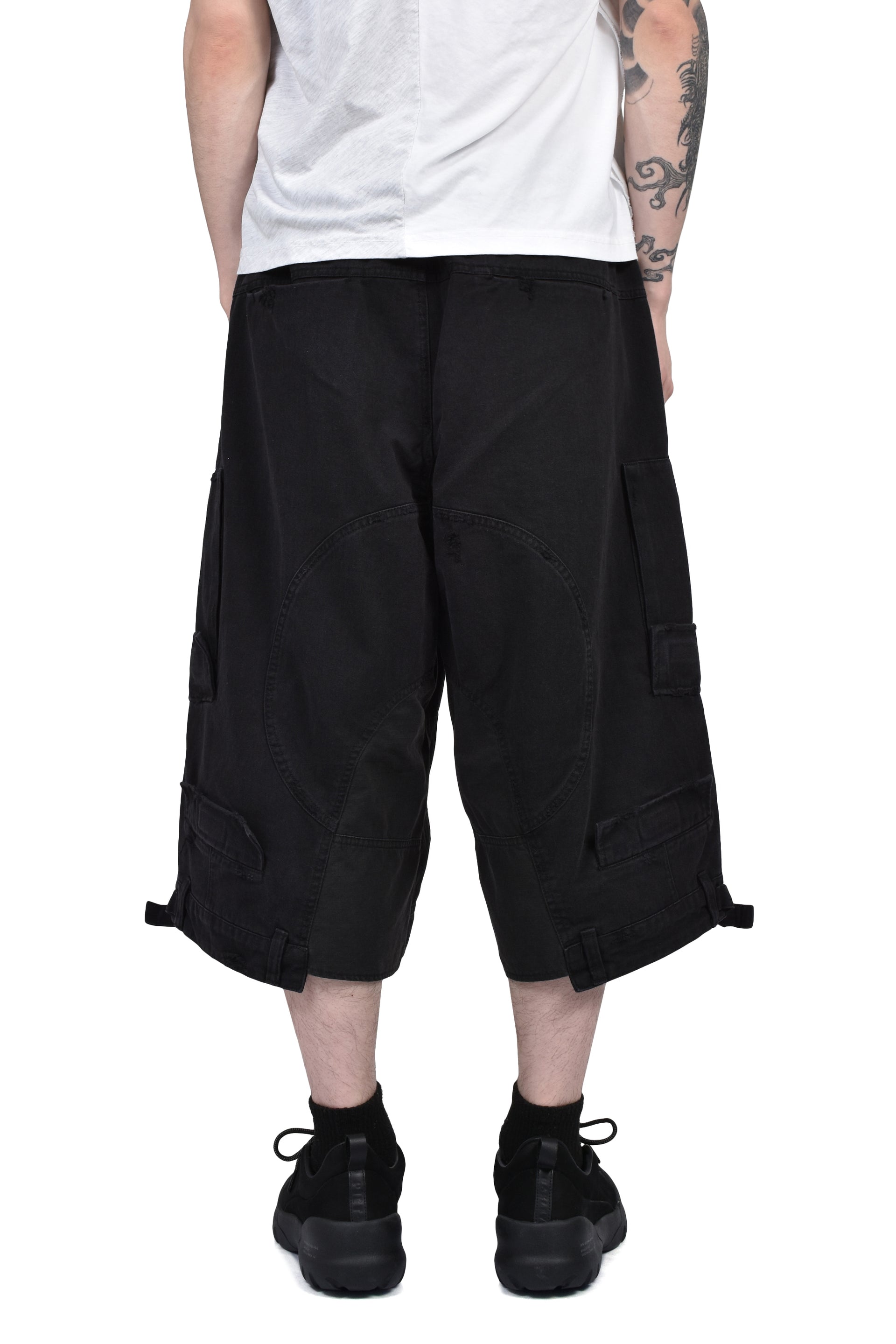 UPSIDE CARGO SHORTS / BLK
