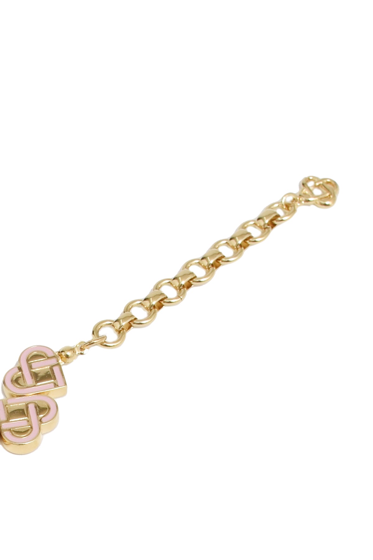 MONOGRAM HEART GOLD PLATED NECKLACE / GOLD GRADIENT