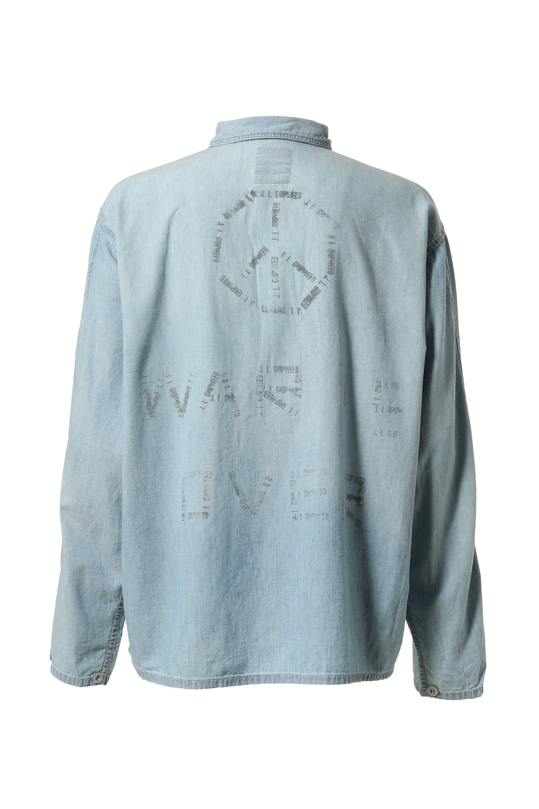 JOHN PEACE US ARMY P/O CHAMBRAY SHIRTS / IND AGEING