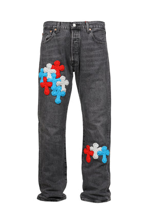DENIM PANTS / BLK